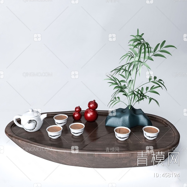 茶具3D模型下载【ID:458194】