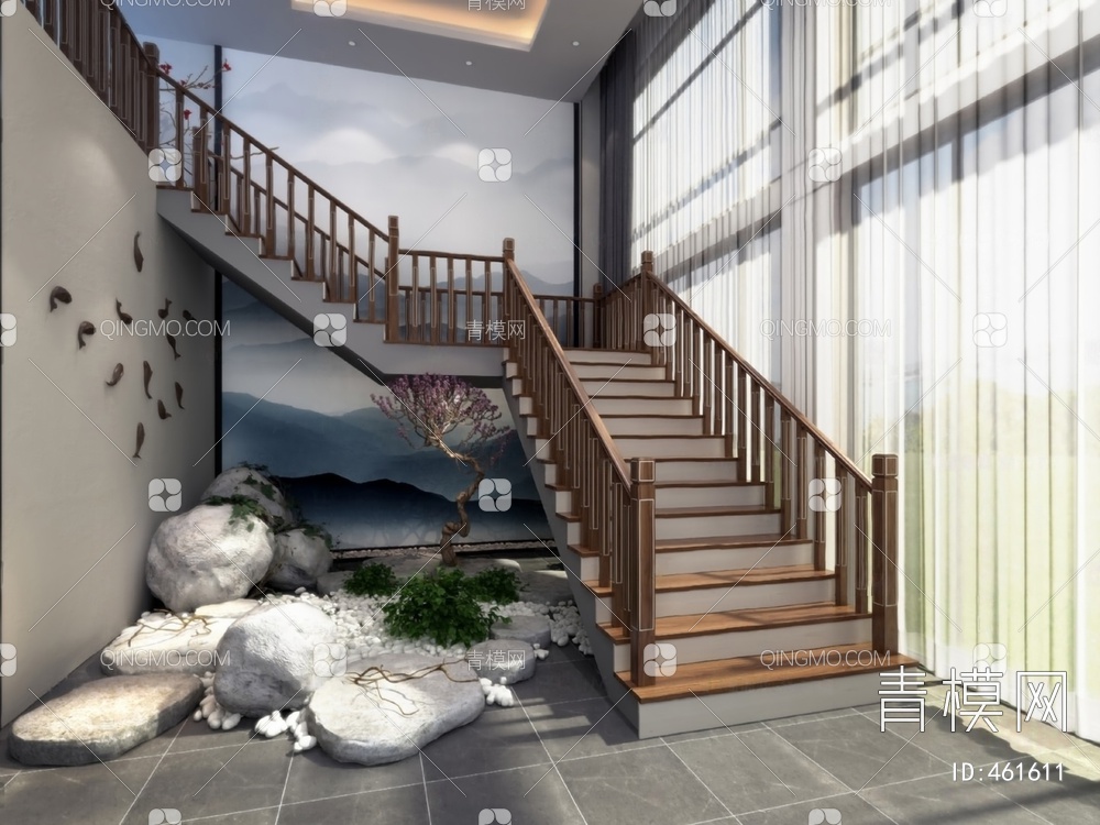 楼梯3D模型下载【ID:461611】