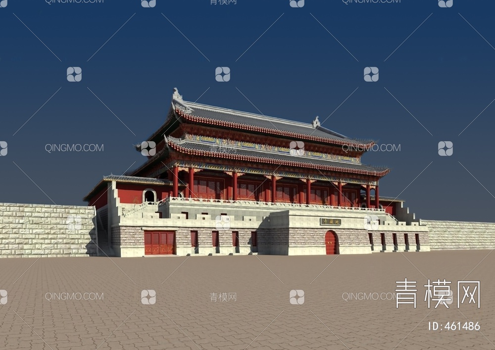 寺庙3D模型下载【ID:461486】