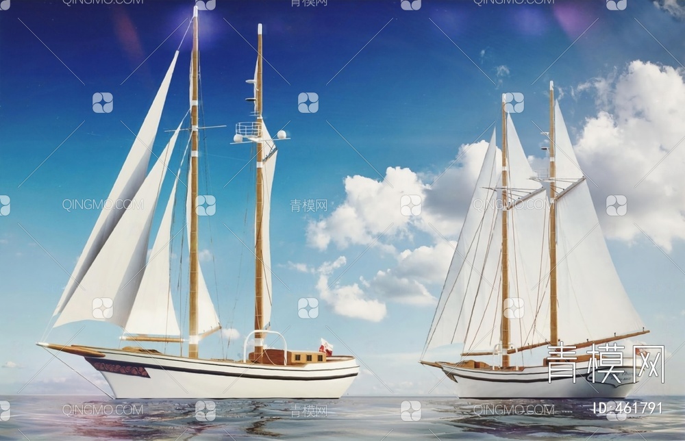 帆船3D模型下载【ID:461791】