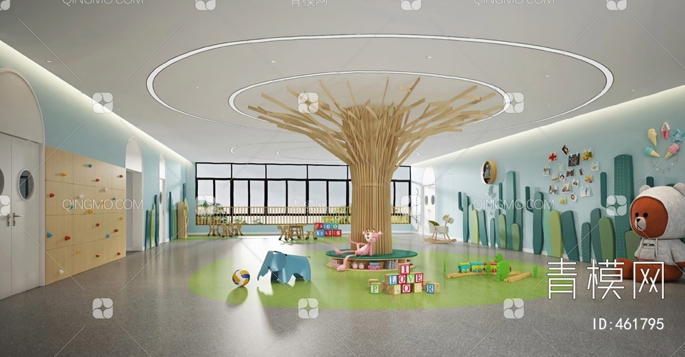 幼儿园3D模型下载【ID:461795】
