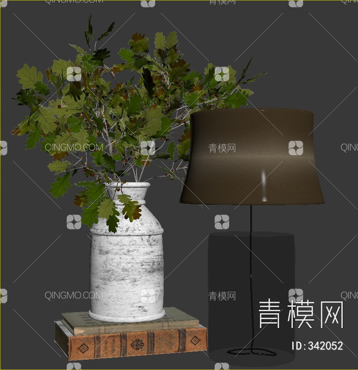 桌面饰品摆件3D模型下载【ID:342052】