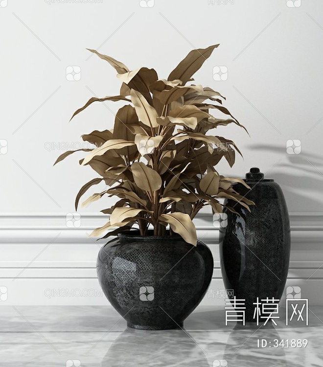 瓷器花瓶3D模型下载【ID:341889】