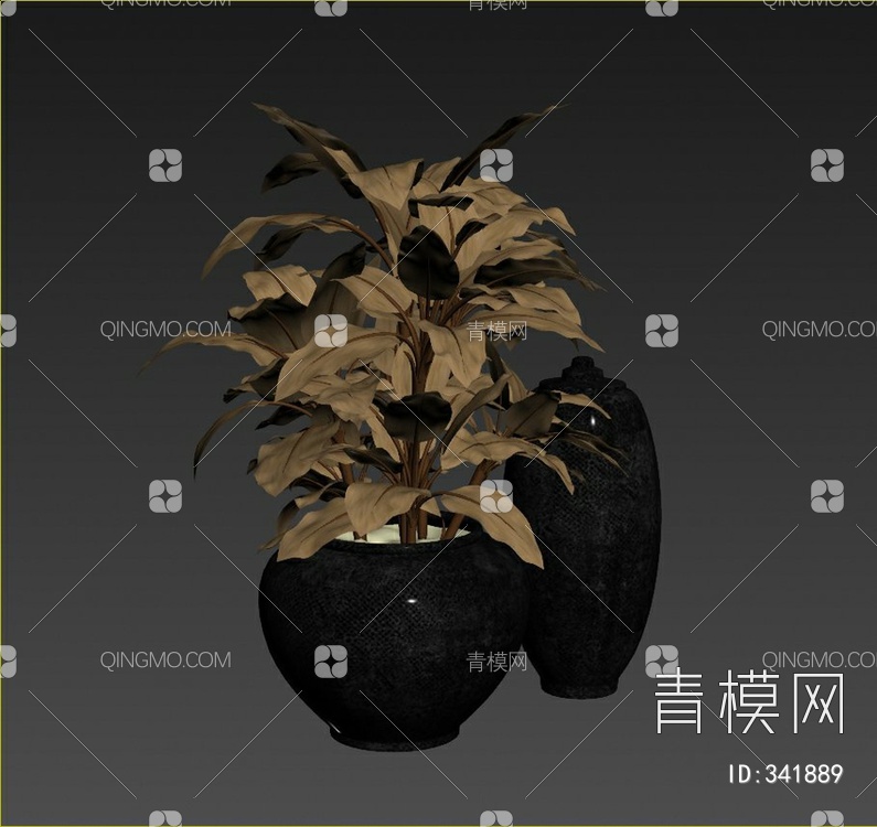 瓷器花瓶3D模型下载【ID:341889】