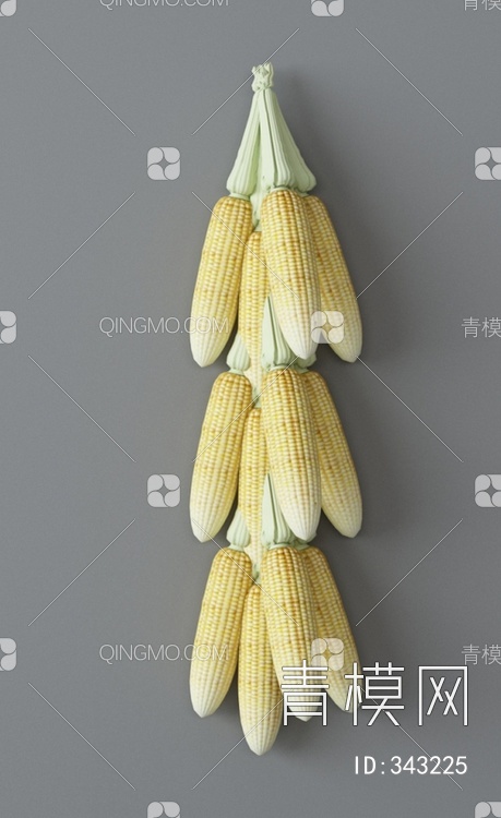 玉米挂件3D模型下载【ID:343225】