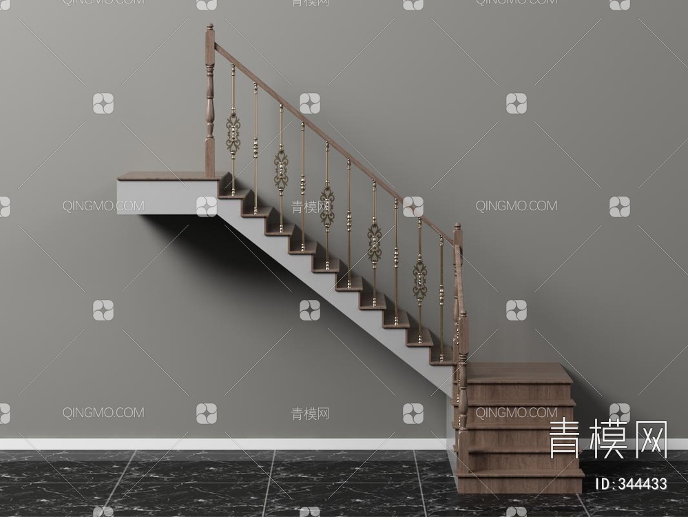 楼梯3D模型下载【ID:344433】