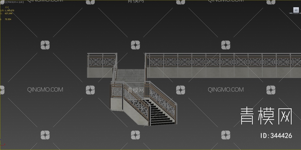 楼梯3D模型下载【ID:344426】