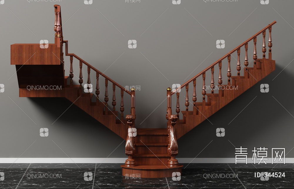 楼梯3D模型下载【ID:344524】