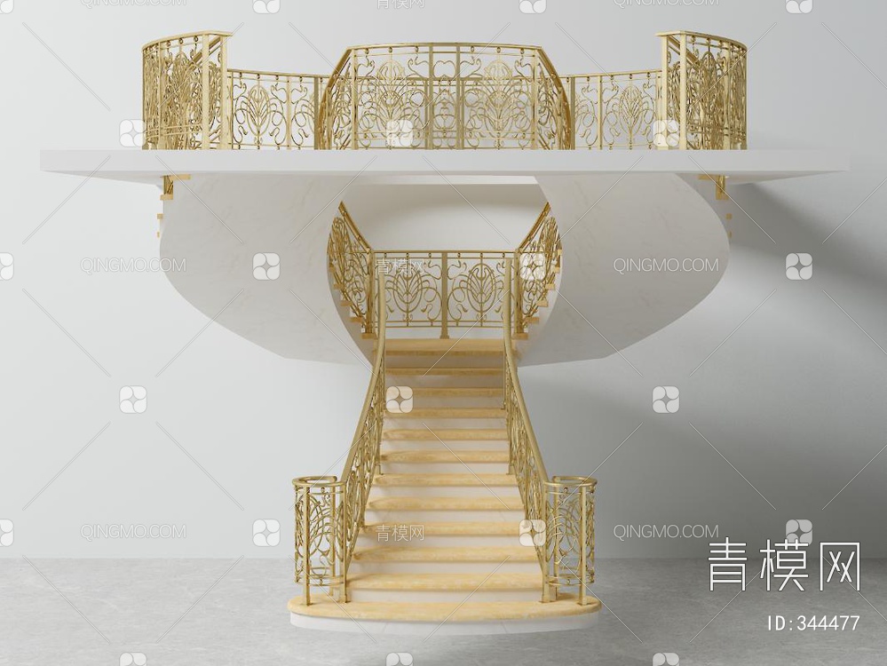 楼梯3D模型下载【ID:344477】