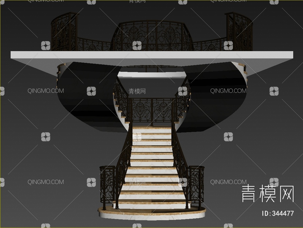 楼梯3D模型下载【ID:344477】