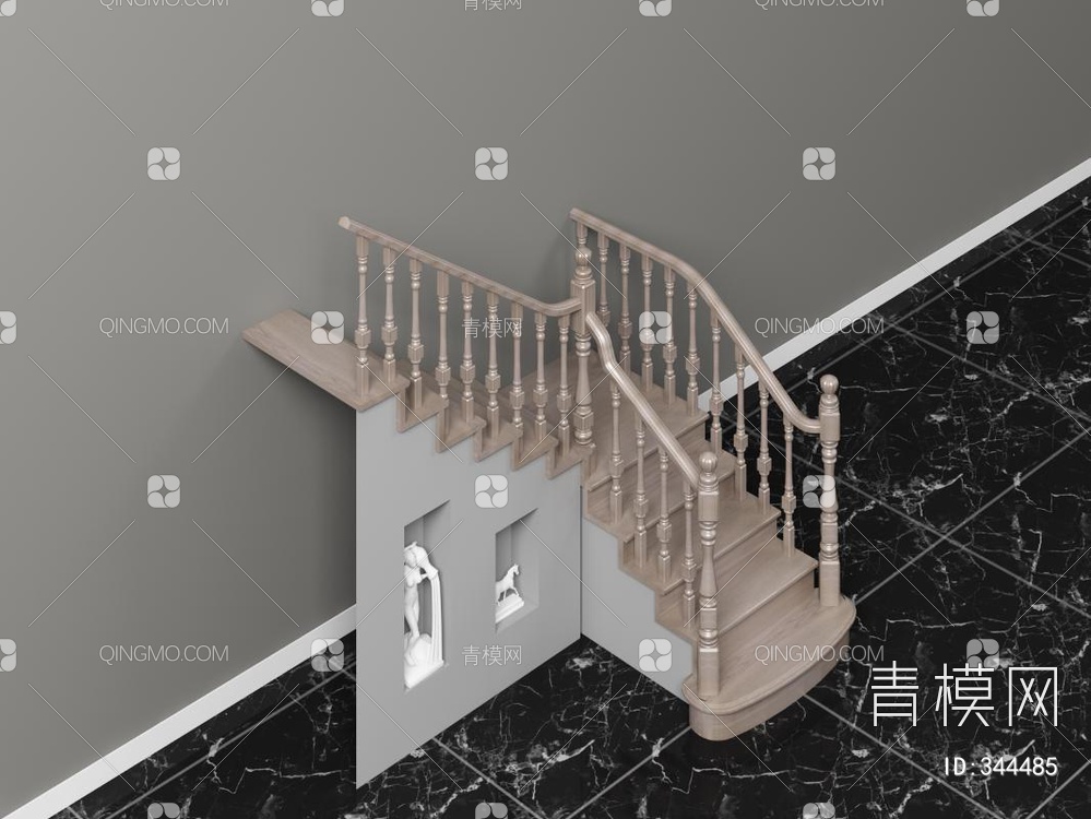 楼梯3D模型下载【ID:344485】