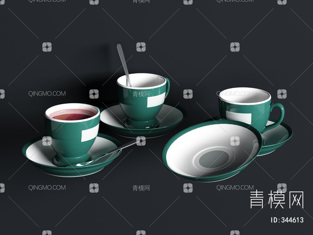 咖啡杯3D模型下载【ID:344613】