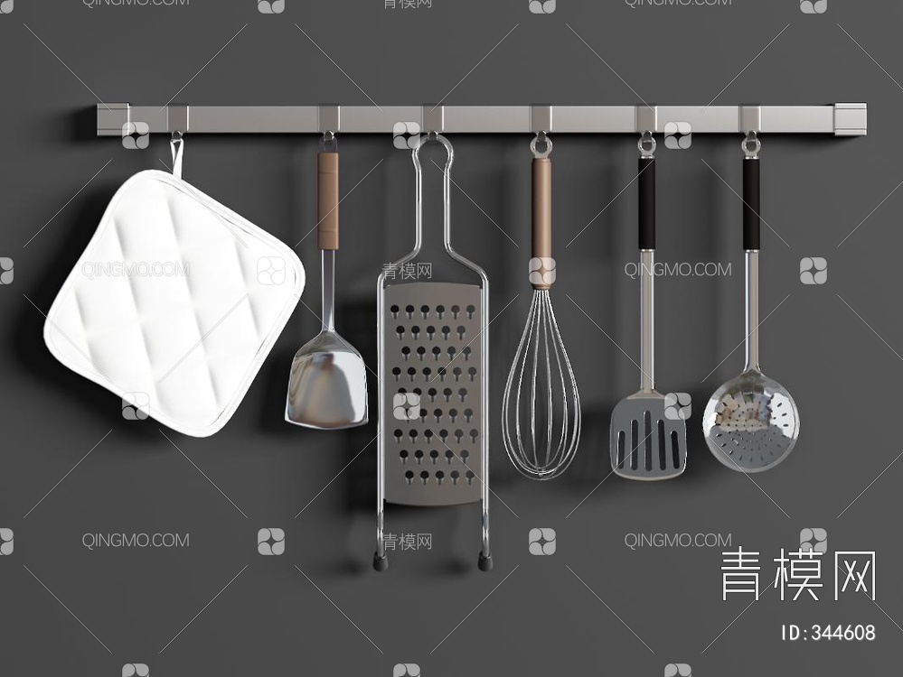 厨房用品3D模型下载【ID:344608】