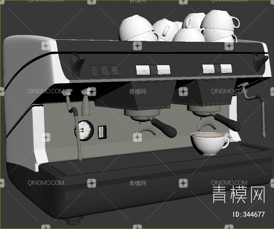 咖啡机3D模型下载【ID:344677】