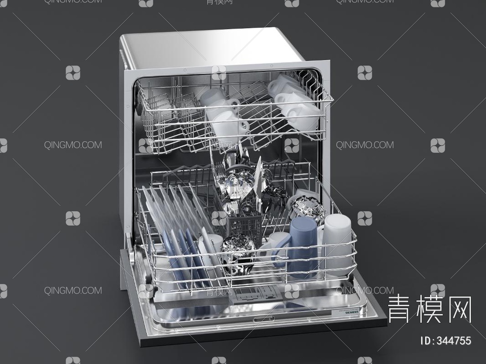 洗碗机3D模型下载【ID:344755】