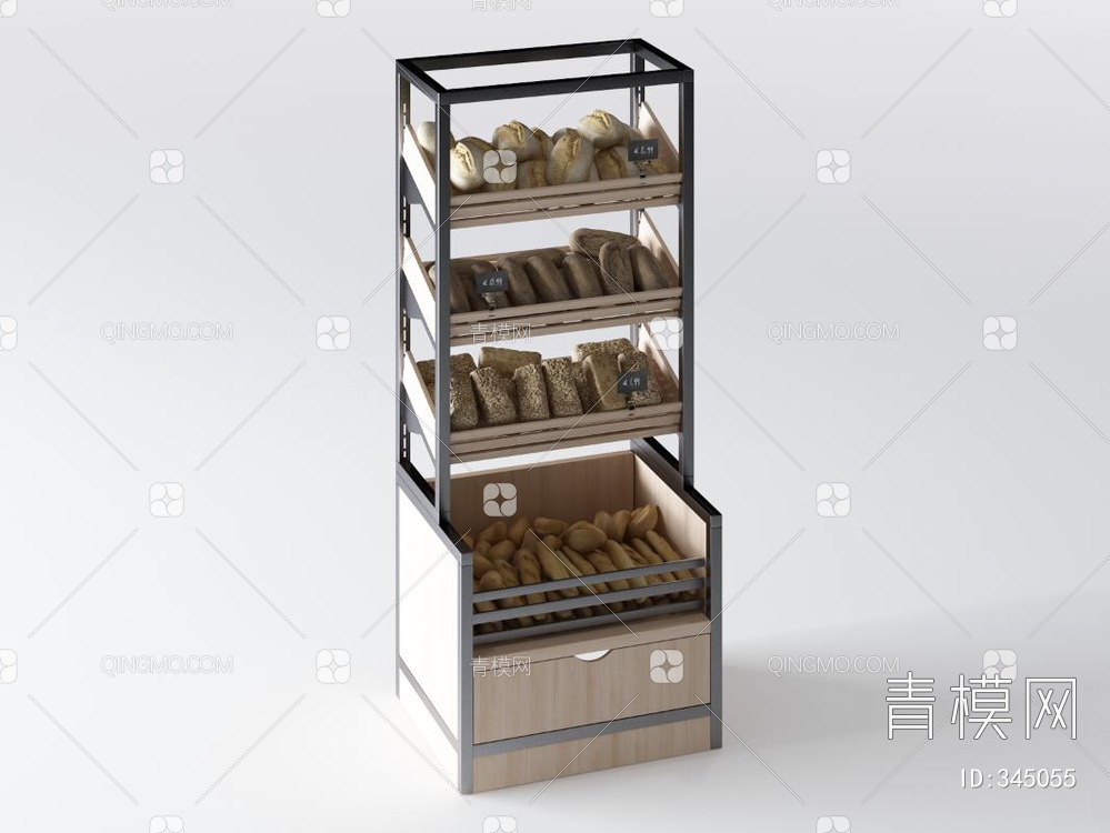 面包3D模型下载【ID:345055】