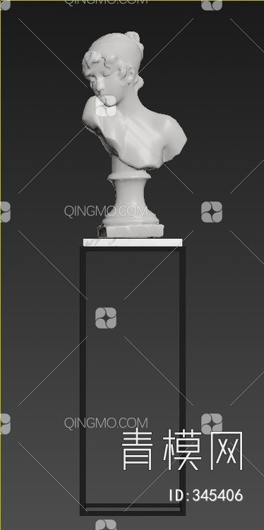 石膏雕塑3D模型下载【ID:345406】
