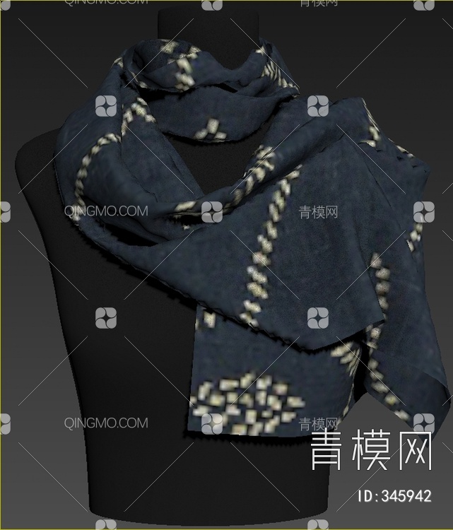 围巾3D模型下载【ID:345942】
