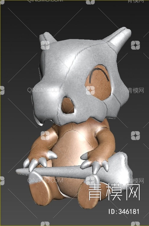 神奇宝贝可达鸭3D模型下载【ID:346181】