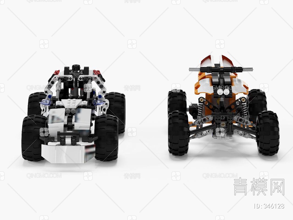 儿童玩具赛车3D模型下载【ID:346128】