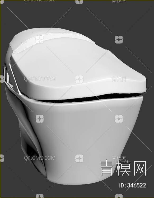 马桶3D模型下载【ID:346522】