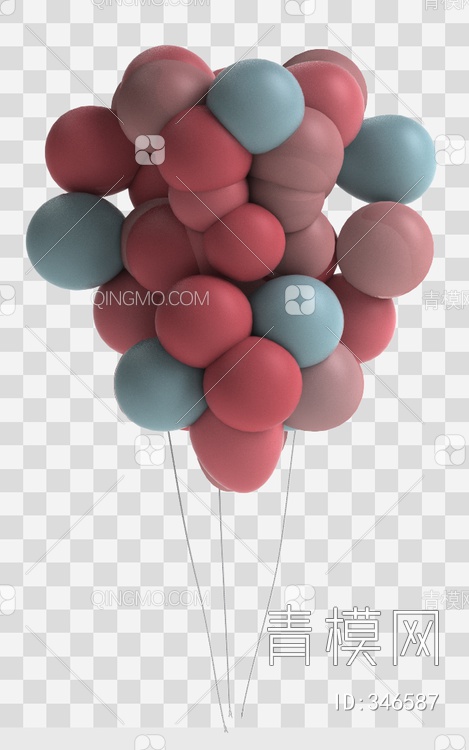 气球3D模型下载【ID:346587】