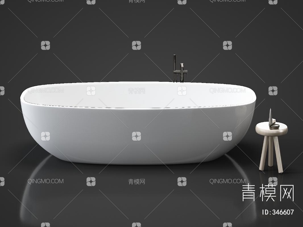 浴缸3D模型下载【ID:346607】