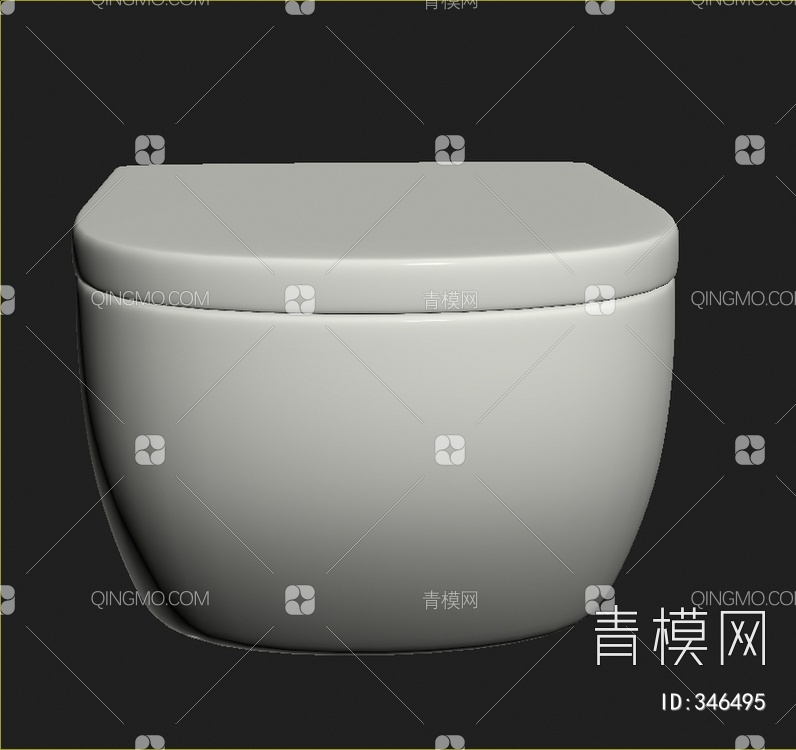 马桶3D模型下载【ID:346495】