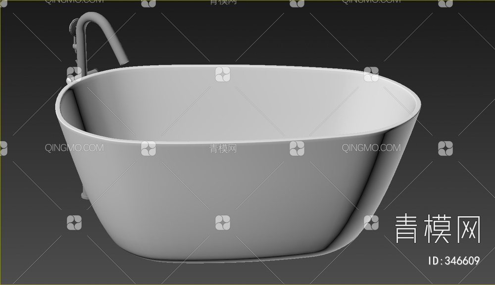 浴缸3D模型下载【ID:346609】