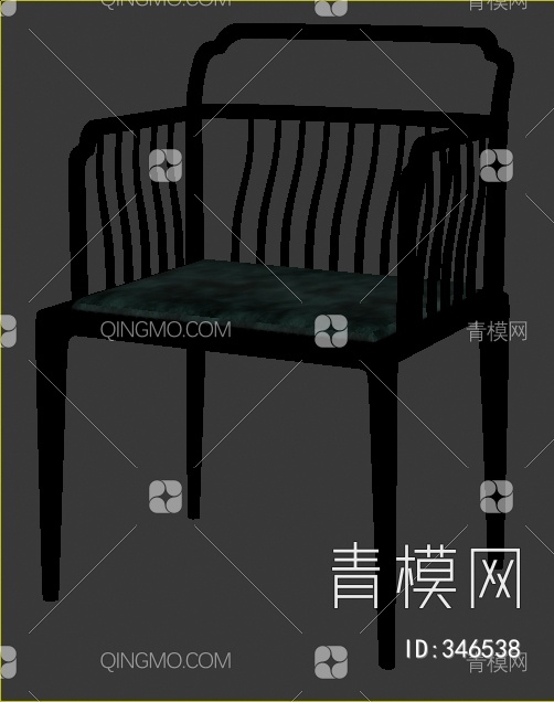 单椅3D模型下载【ID:346538】