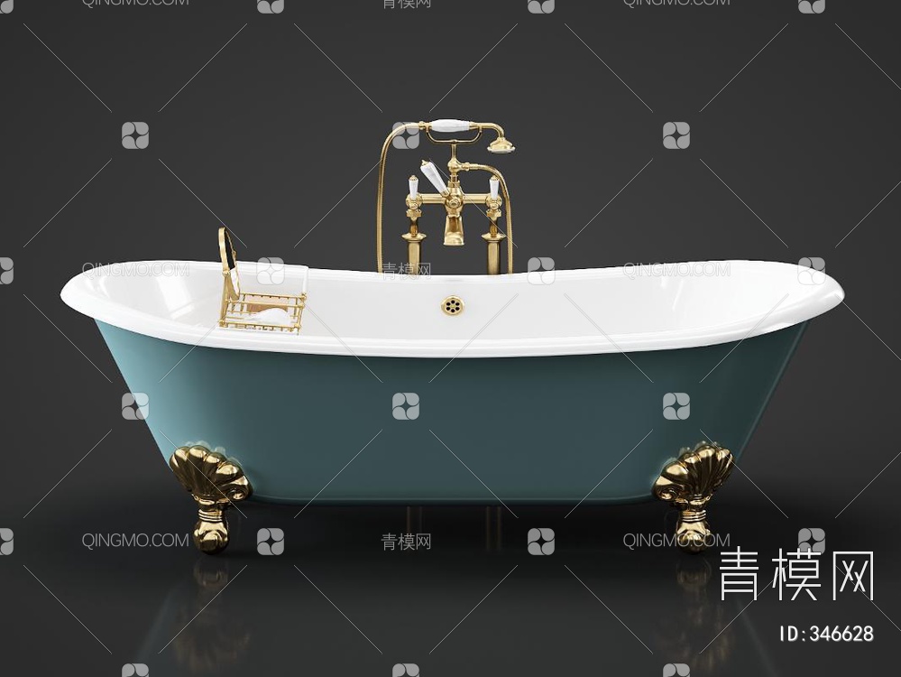 浴缸3D模型下载【ID:346628】