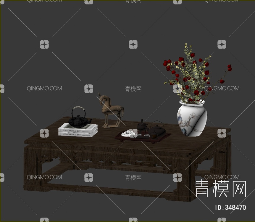 茶几3D模型下载【ID:348470】