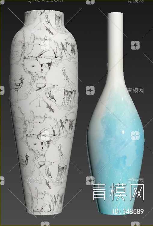 陶瓷瓷器3D模型下载【ID:348589】