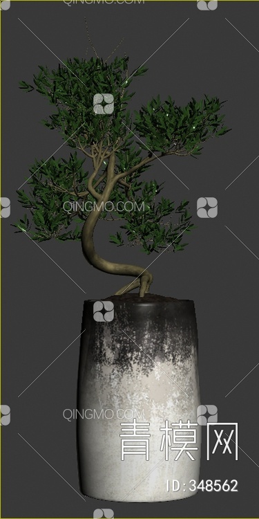 盆栽3D模型下载【ID:348562】