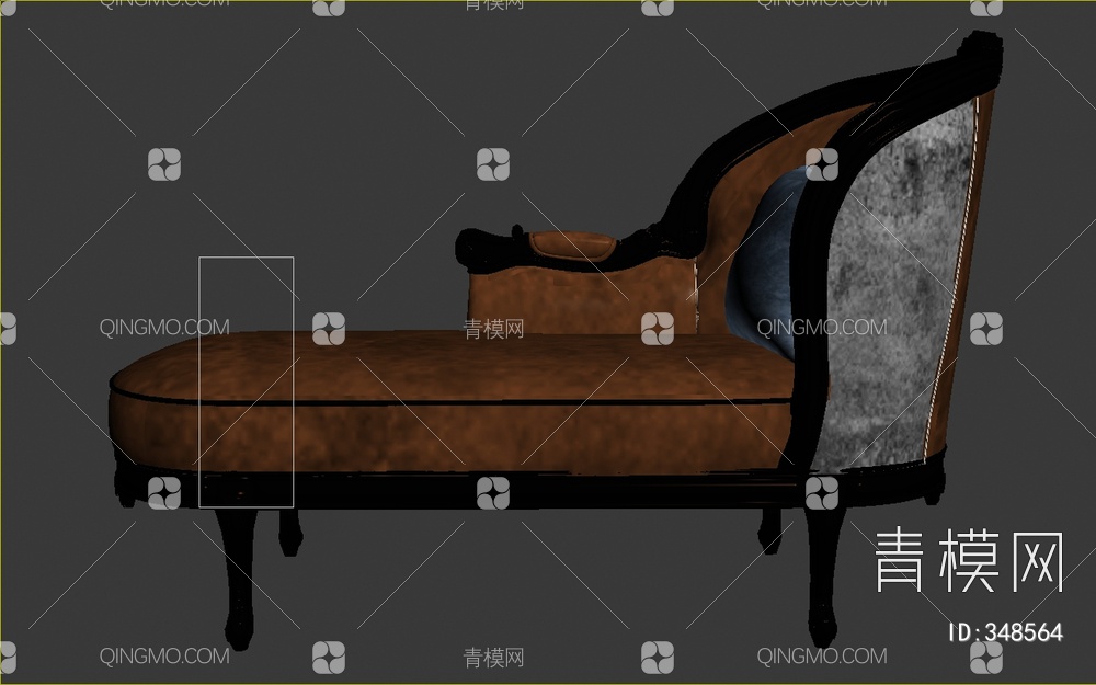 贵妃椅3D模型下载【ID:348564】