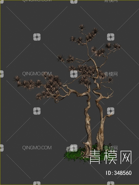 松树3D模型下载【ID:348560】