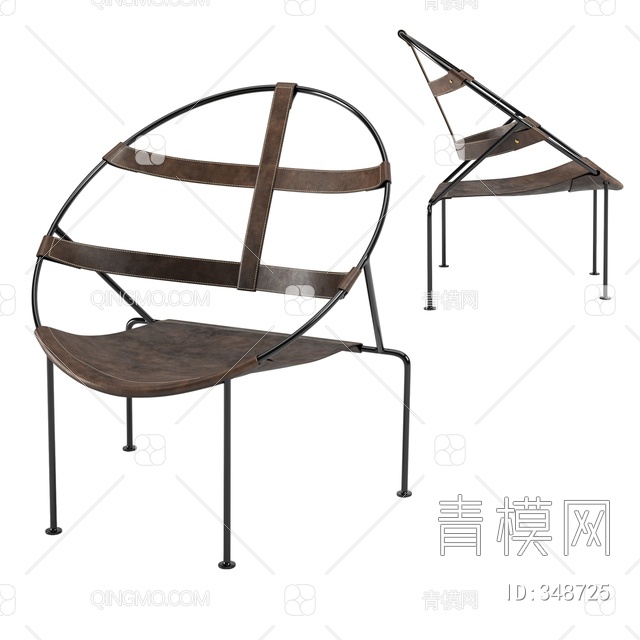 单椅3D模型下载【ID:348725】