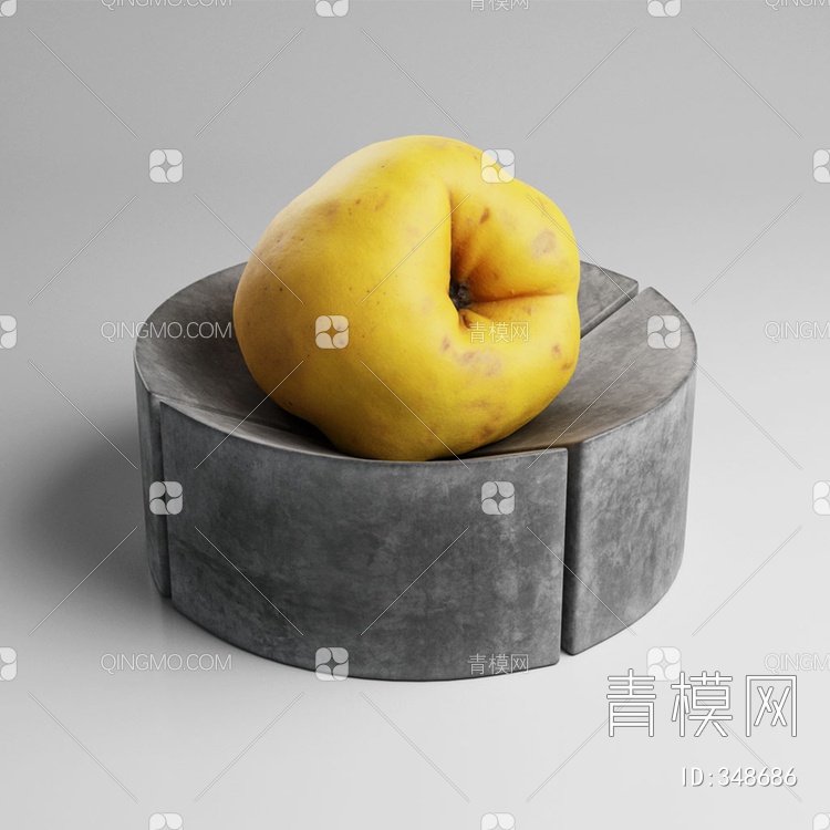 蔬菜水果3D模型下载【ID:348686】