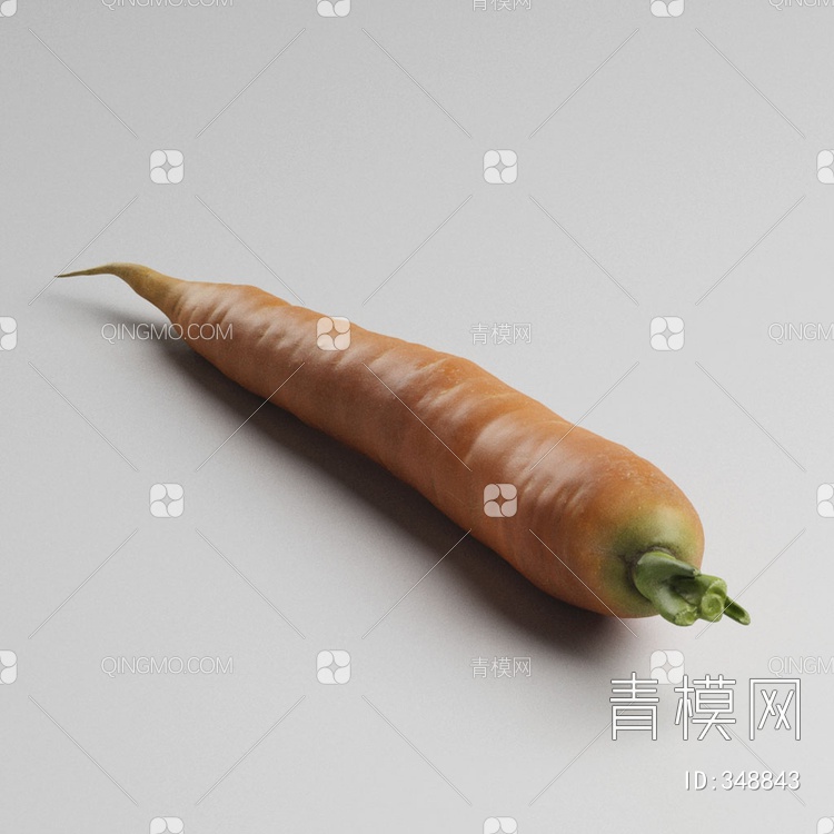 胡萝卜蔬菜3D模型下载【ID:348843】