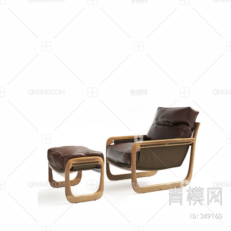 休闲椅3D模型下载【ID:349160】