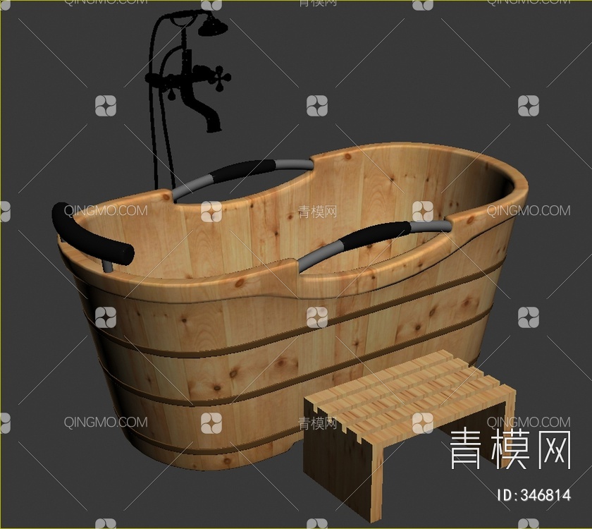 浴缸3D模型下载【ID:346814】
