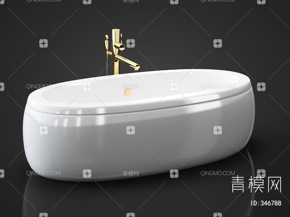 浴缸3D模型下载【ID:346788】
