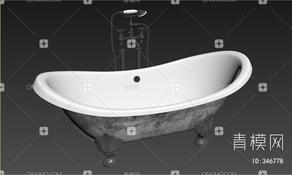 浴缸3D模型下载【ID:346778】