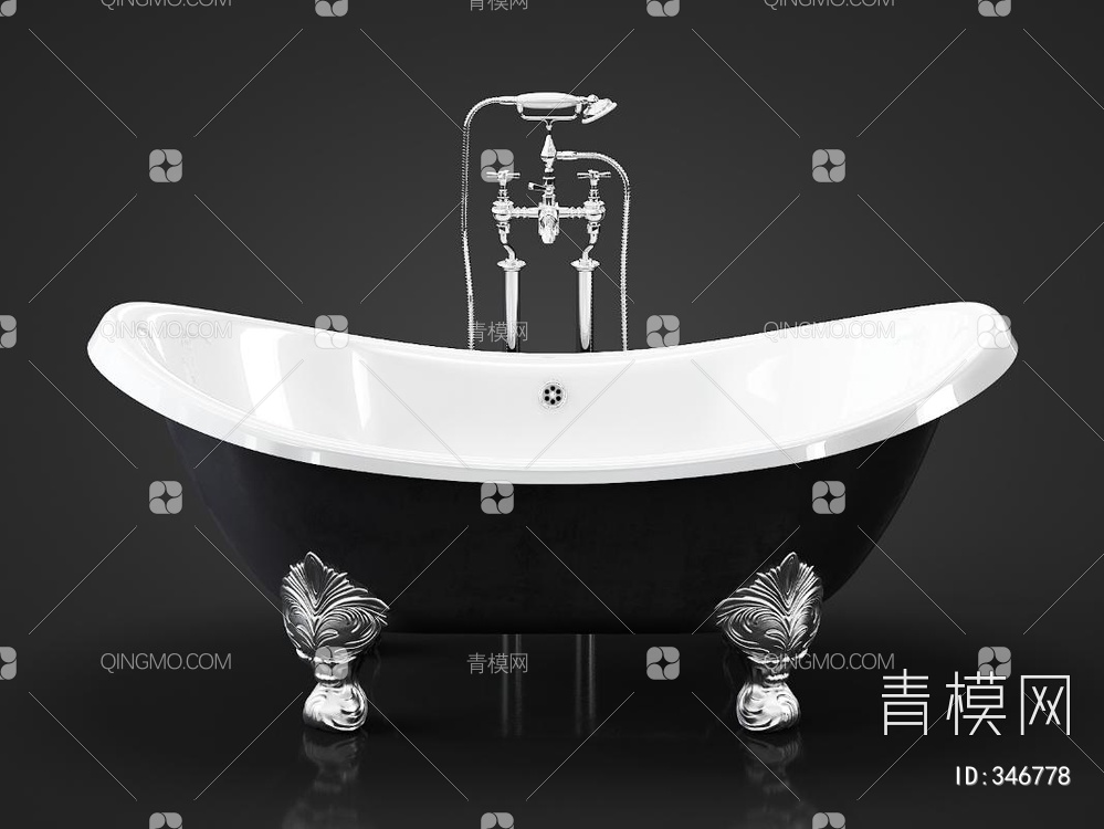 浴缸3D模型下载【ID:346778】