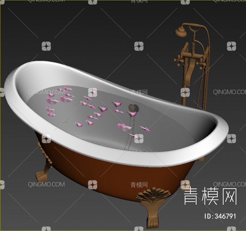 浴缸3D模型下载【ID:346791】