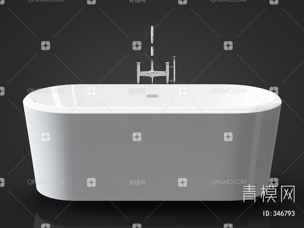 浴缸3D模型下载【ID:346793】