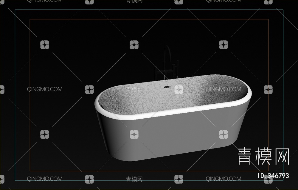 浴缸3D模型下载【ID:346793】