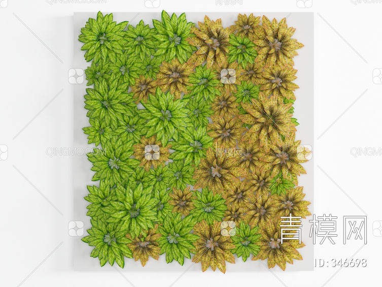 植物墙3D模型下载【ID:346698】