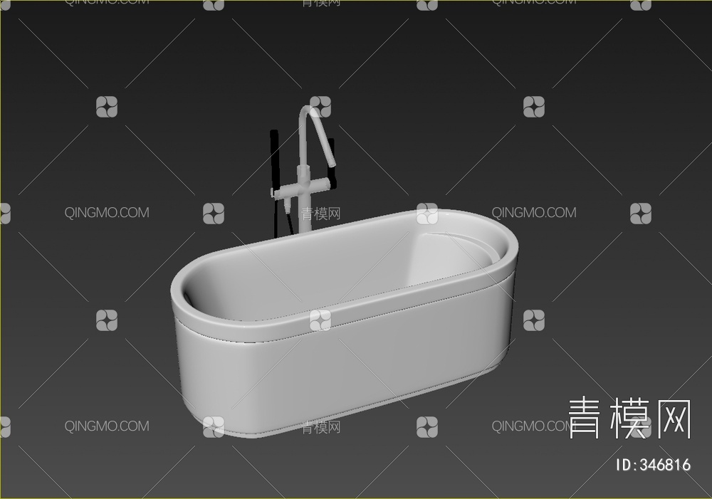 浴缸3D模型下载【ID:346816】