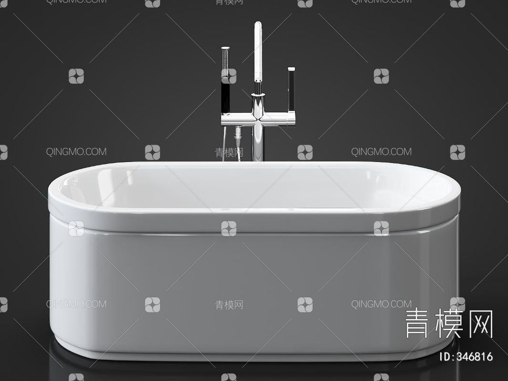 浴缸3D模型下载【ID:346816】